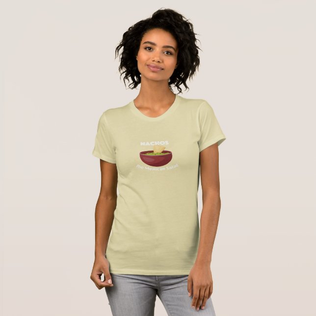 Nachos, The Mexican Salad - Women's Basic T-Shirt (Front Full)