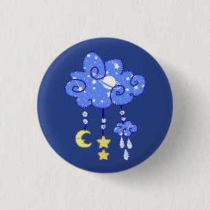 Nachtwolke 3 Cm Round Badge