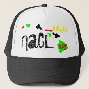 NaCL SALT WATER SURF HAWAII Trucker Hat