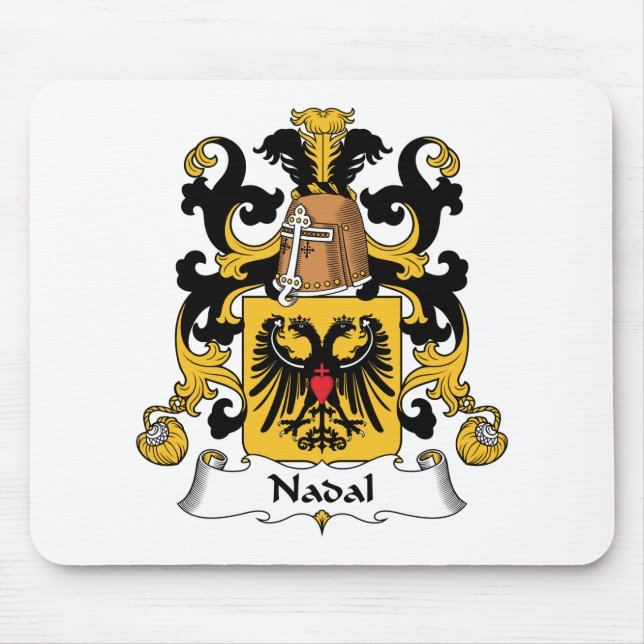 Nadal Family Crest Mouse Pad (Front)
