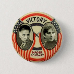 Nader and Gonzalez 6 Cm Round Badge