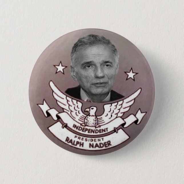 Nader Independent President Button (Front)