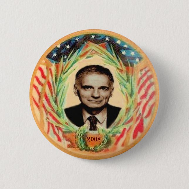 Nader Retro Style Button (Front)