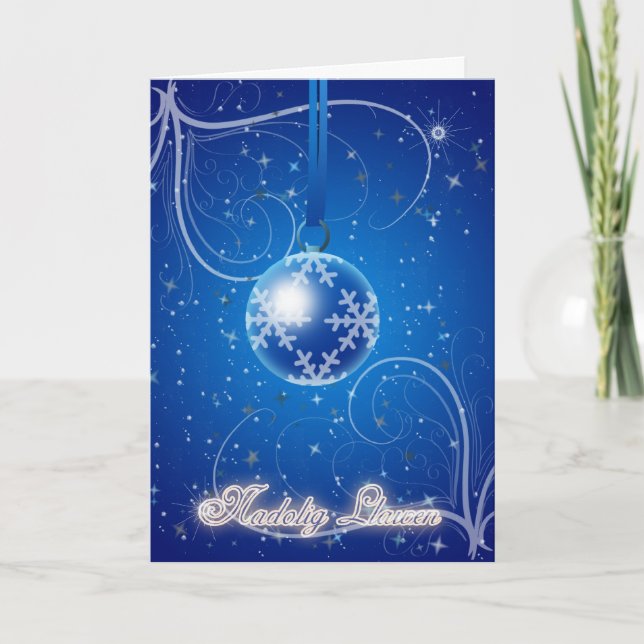 Nadolig Llawen a Blwyddyn Newydd Dda! - Merry Chri Holiday Card (Front)