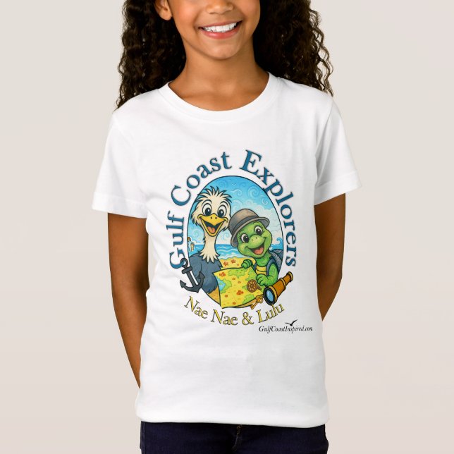 Nae Nae & Lulu Gulf Coast Explorers  T-Shirt (Front)