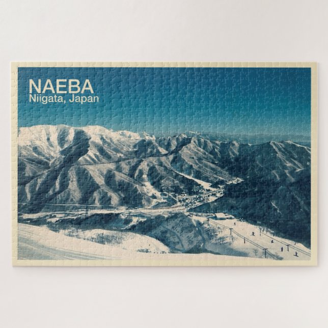 Naeba 苗場 Niigata 新潟 1 - Jigsaw Puzzle 1014 (Horizontal)