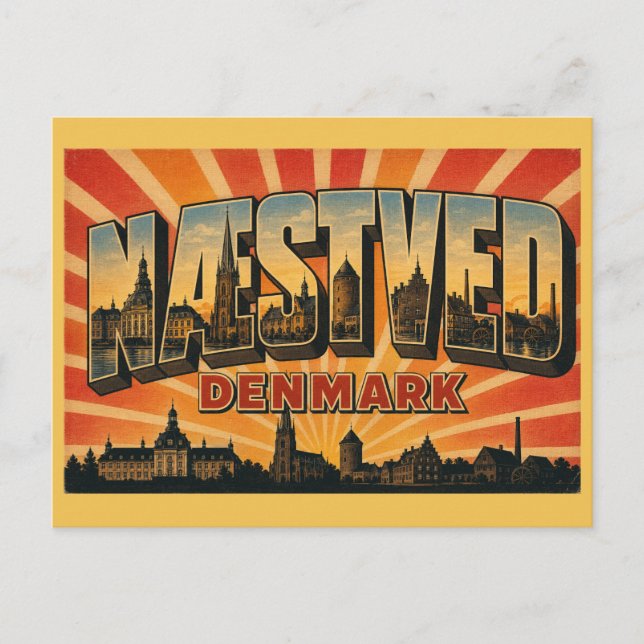 Næstved Denmark Gavnø Castle Postcard (Front)