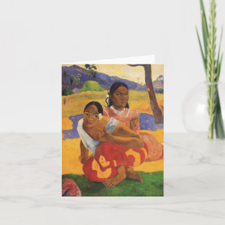 'Nafea Faa Ipoipo' - Paul Gauguin Card