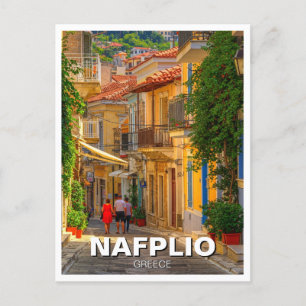 Nafplio Greece Travel Postcard