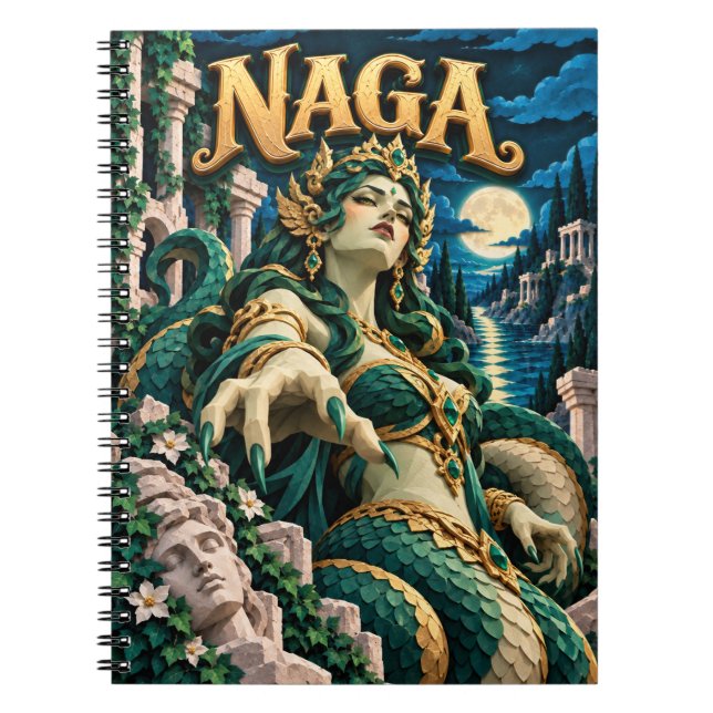 Naga, Paper Cut Monster Notebook (Front)