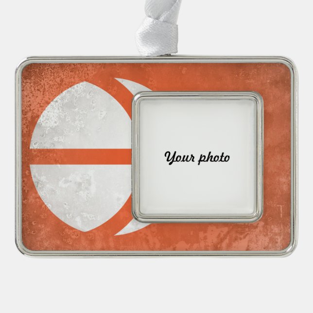 Nagano Prefecture Silver Plated Framed Ornament (Front)