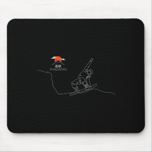 Nagano Snowboard Mouse Pad