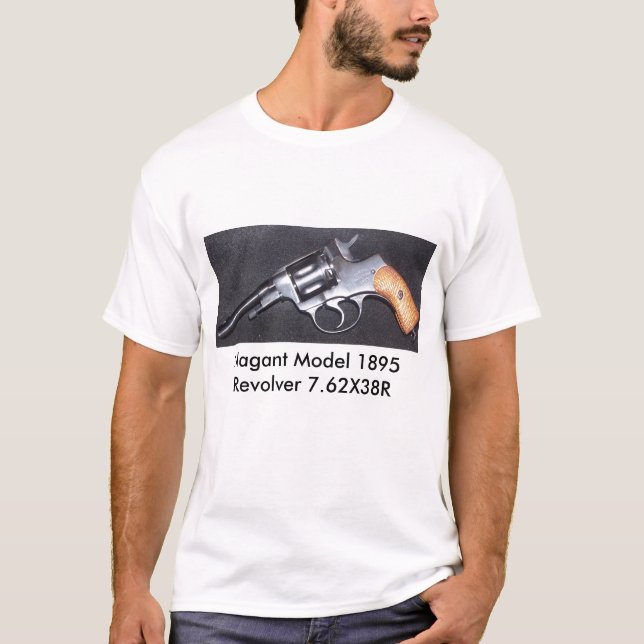 Nagant Model 1895 Revolver 7.6... T-Shirt (Front)