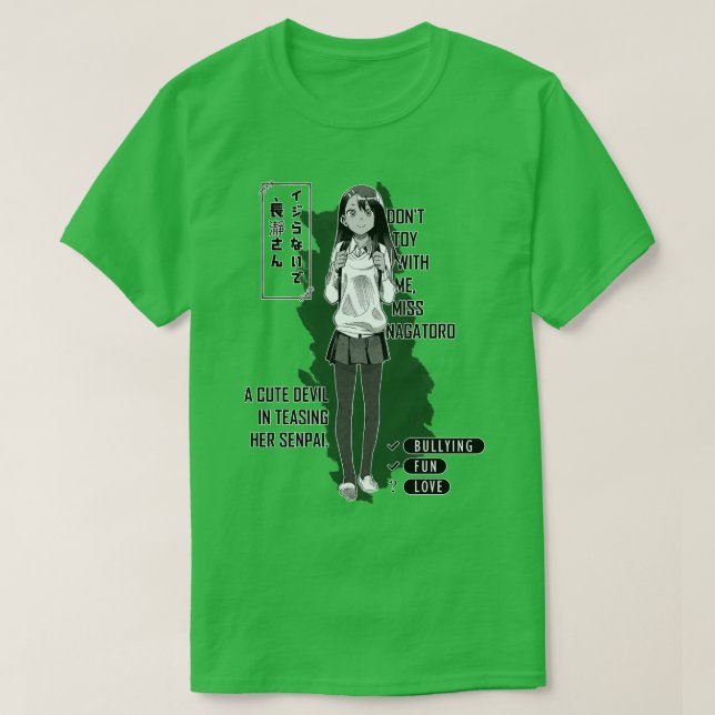 Nagatoro from Please don39t bully me Nagatoro T-Shirt (Design Front)