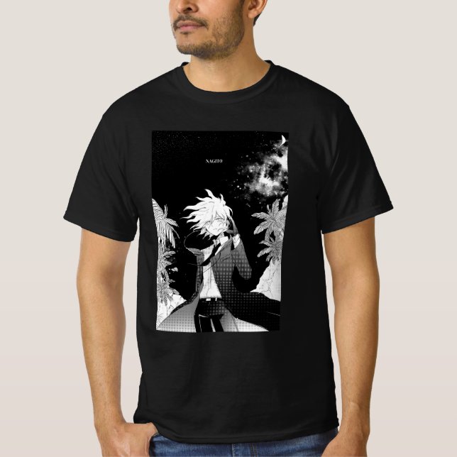 Nagito Komaeda black T-Shirt (Front)