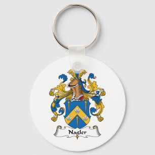 Nagler Family Crest Key Ring