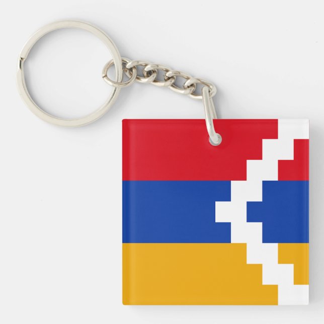 Nagorno Karabakh Flag Key Ring (Front)