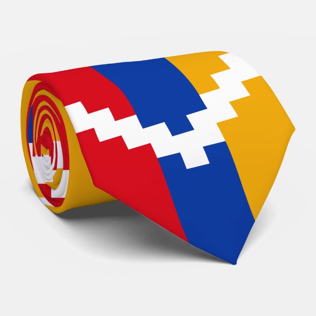 Nagorno Karabakh Flag Tie (Rolled)