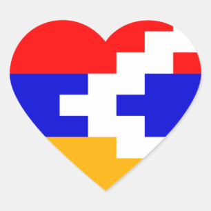 nagorno-karabakh heart sticker