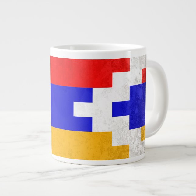 Nagorno Karabakh Large Coffee Mug (Front Right)