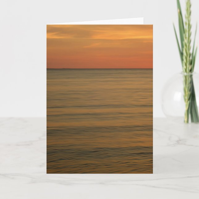 Nags Head After Sunset 5 x 7 Greeting Card (Front)