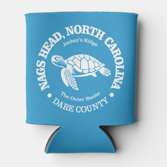 Nags Head (sea turtle) Can Cooler (Front)
