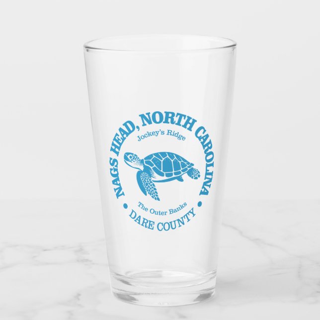 Nags Head (sea turtle) Glass (Front)