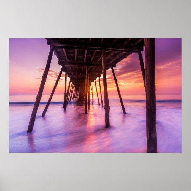 Nags Head Sunrise |North Carolina Poster (Front)