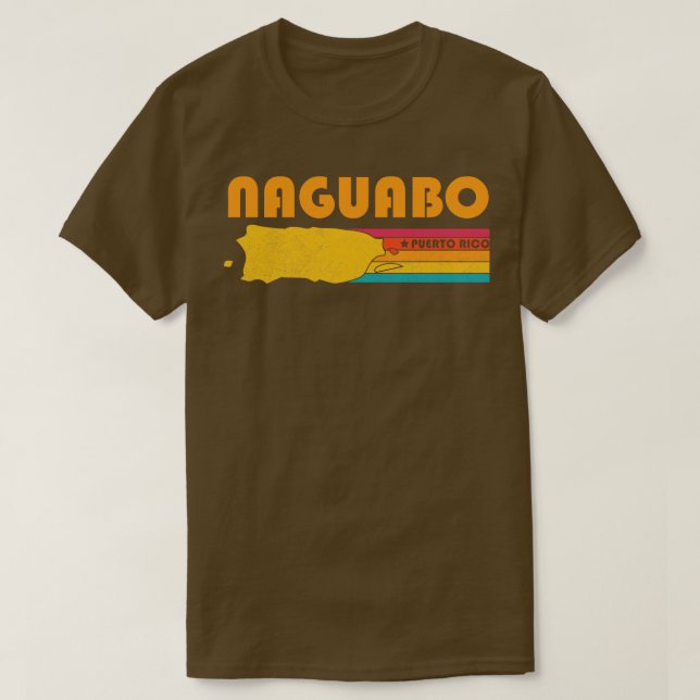 Naguabo Puerto Rico Vintage Distressed Souvenir T-Shirt (Design Front)