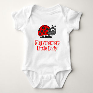 Nagymama's Little Lady Baby Bodysuit