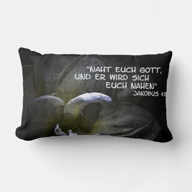 Naht euch Gott.... Lumbar Cushion (Front)