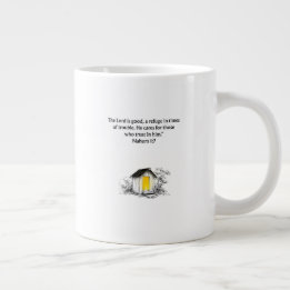 Nahum 1:7 Bible Verse Christian Mug