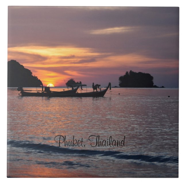 Nai Yang Beach, Phuket, Thailand  Tile (Front)