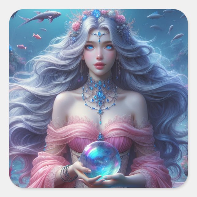 Naia - Mermaid Collection Art Sticker  (Front)