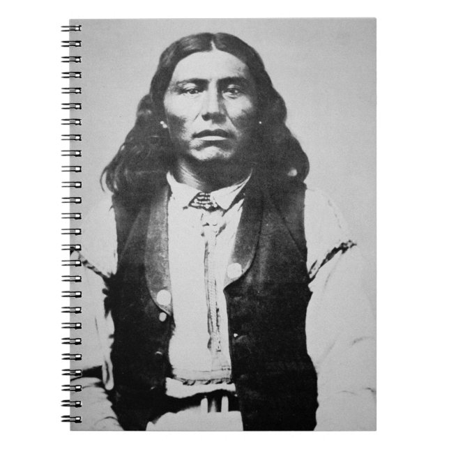 Naiche (d.1874) Chief of the Chiricahua Apaches of Spiral Notebook (Front)