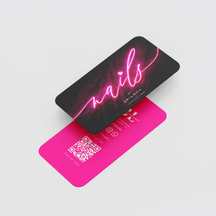 Nail Art Beauty Salon Manicure Specialist Business Card