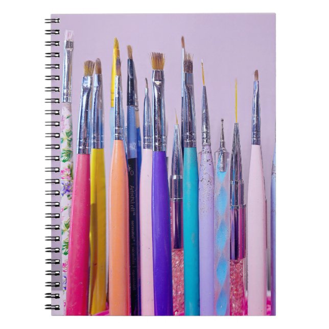 Nail Art Brush Collection Notebook (Front)