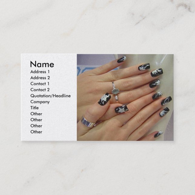 nail_art business card (Front)