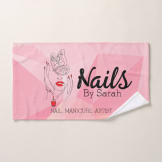 Nail art  hand towel 