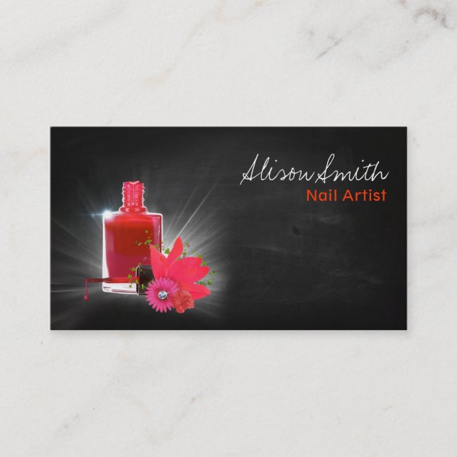 Nail Artist Business Card (Front)