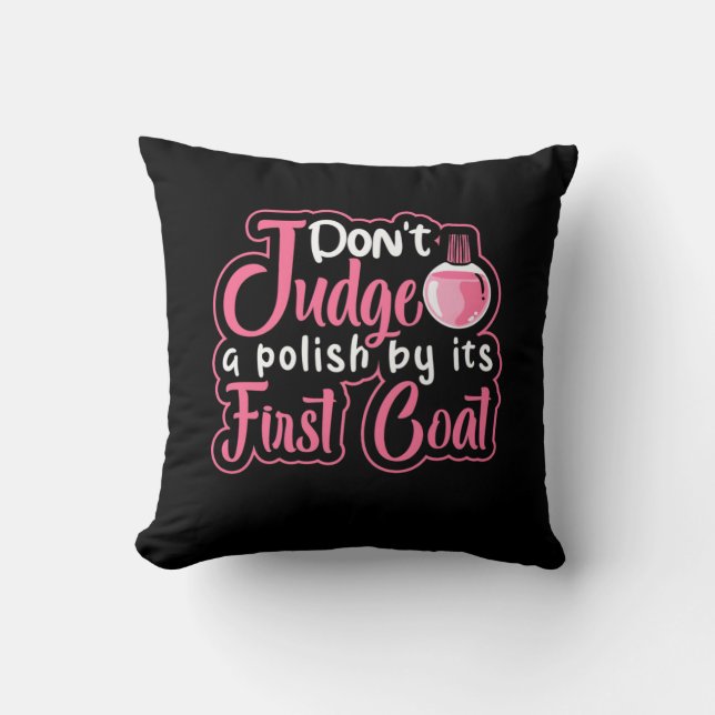 Nail Artist First Coat Cushion (Front)
