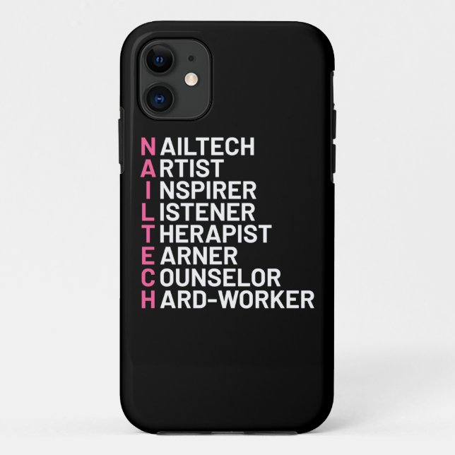 Nail Artist Inspirer Case-Mate iPhone Case (Back)