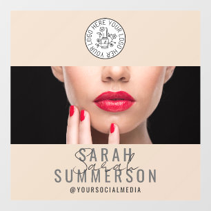 Nail Artist Salon Logo Social Media