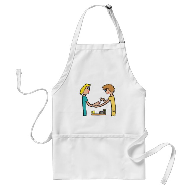 Nail Bar Salon Technician Standard Apron (Front)