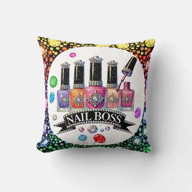 NAIL BOSS - See Back! Cushion (Front)