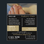 Nail Care Portrait, Podiatry Clinic, Podiatrist Flyer<br><div class="desc">Nail Care Portrait,  Podiatry Clinic,  Podiatrist Advertising Flyer by The Business Card Store.</div>
