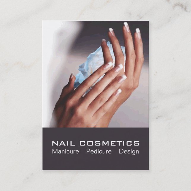 Nail Cosmetics 1 - Card, Business, Schedule Appointment Card (Front)