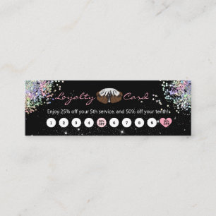 nail design service Customer Discount Loyalty Card