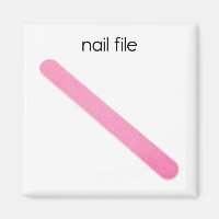 Nail File Refrigerator Magnet