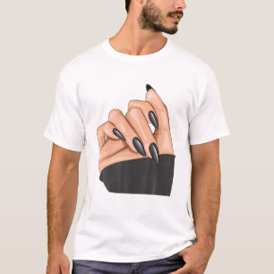 Nail Hustler Nail Tech Techniques Nail Boss Nail P T-Shirt